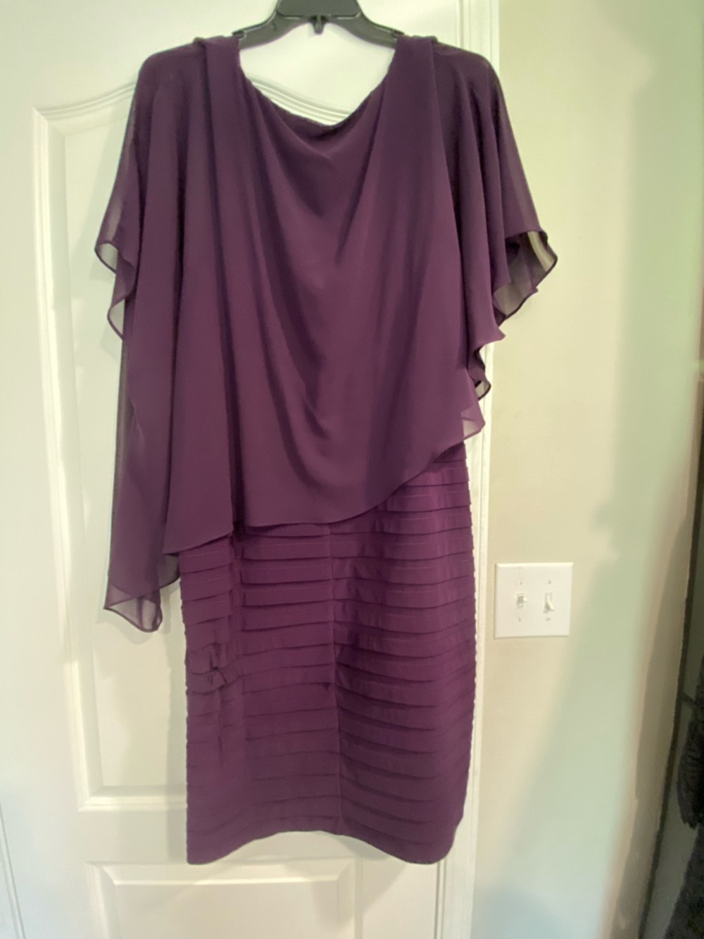 Scarlett Deep Purple cocktail dress